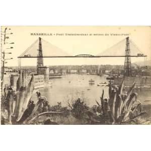   Vintage Postcard Pont Transbordeur   Marseille France 
