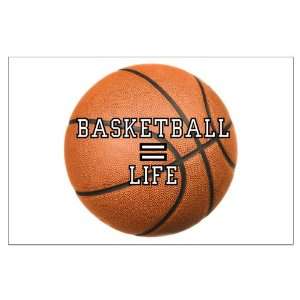  Large Poster Basketball Equals Life 