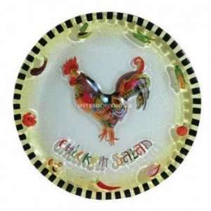 Chicken Salad Rooster Plate 6 in. 16269 Poultry In Motion