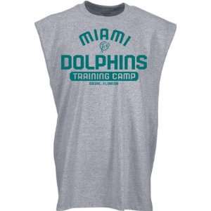  Miami Dolphins  Grey  Training Camp Sleeveless Tee Sports 