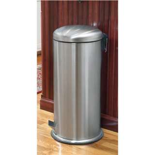 Polder Commercial Trash Can   Stainless Steel Multiple Options Avail 