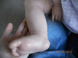 Reborn Toddler Baby GIRL Doll Kitten 6 9 month Rubert Rupert OOAK 