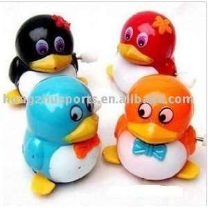 novelty items qq penguin toy winup toy