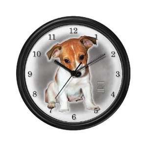  Jack Russell Puppy Pets Wall Clock by  