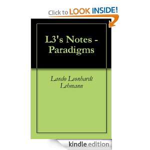 L3s Notes Paradigms Lando Leonhardt Lehmann  Kindle 