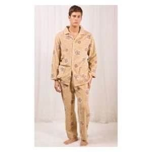   Soft Polyester (Coral Fleece) Mens Pajama Set Nightwear Sleepwear