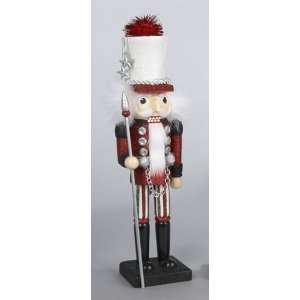  New   White Hollywood Wooden Decorated Soldier Christmas 