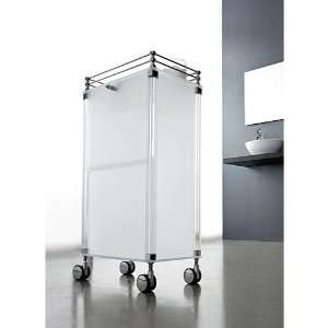  Toscanaluce K125 Rectangular Plexiglass Linen Cart With 