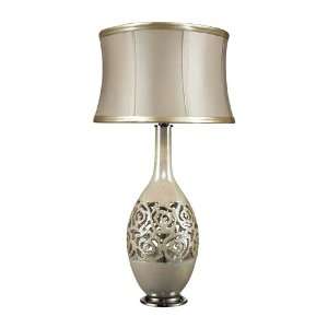  Table Lamp Pearlescent Cream W 15 H30