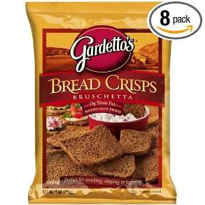 Gardettos Bruschetta Bread Crisps , 8 Ounce Bags (Pack of 8)