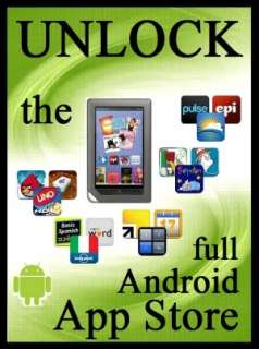 UNLOCK the FULL Android App Store on your Nook Color RIGHT NOW (Gain 