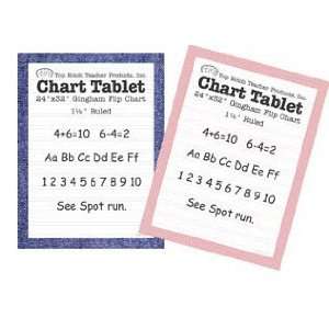  8 Pack TOP NOTCH TEACHER PRODUCTS CHART TABLETS 16 X 24 