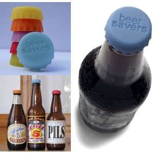 Beer Savers   Silicone Rubber Bottle Caps  Kitchen 