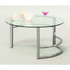   Quest Round Cocktail Table Metal Finish Pewter (as shown) Toys