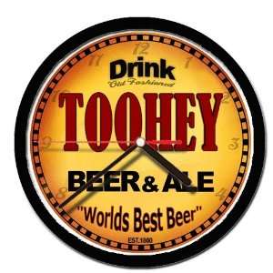  TOOHEY beer and ale cerveza wall clock 