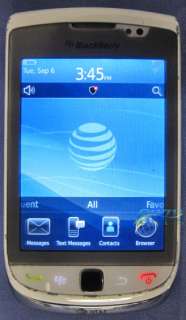 BlackBerry Torch 9800 Smartphone 4GB AT&T 3G WHITE Used Fully Tested 