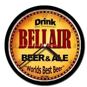  BELLAIR beer and ale cerveza wall clock 