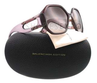 NEW Balenciaga Sunglasses BAL 0132/S PURPLE 03NHA BAL132 AUTH  
