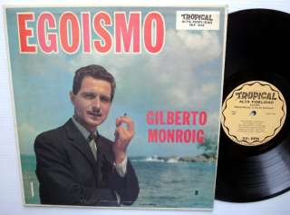 GILBERTO MONROIG Egoismo Ballads Guaguanco LP  