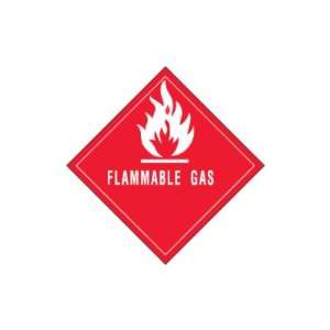  Shoplet select  Flammable Gas Labels SHPDL5831
