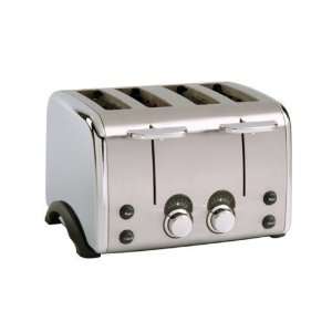  Toastmaster 4 Slice S.S. Extra Wide Slots Chrome Case Toaster 