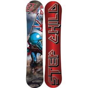  Stepchild Latchkey Camber Snowboard  144cm Red Base 