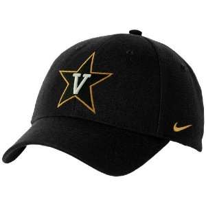  Nike Vanderbilt Commodores Black Wool Classic Adjustable Hat 