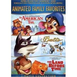   new (The Land Before Time, Balto, An American Tail) 2 Disc Set  
