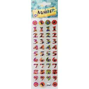 Crystal Sticker   Numbers (2 Sheets)  #08022 Toys & Games
