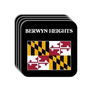 US State Flag   BERWYN HEIGHTS, Maryland (MD) Set of 4 Mini Mousepad 