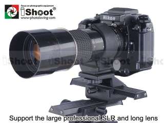 Rail Slider Ball head+Lens Tripod Mount Ring for Canon EF 100/2.8 L IS 