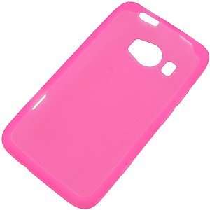    Silicone Skin Cover for HTC Titan II, Hot Pink Electronics