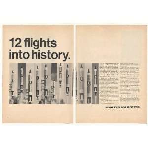  1967 Martin Marietta Titan II Rocket Gemini Flights 2 Page 