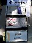 2001 dodge caravan owners manual  