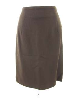 BANU Wool Brown Blazer Skirt Suit Sz 8  