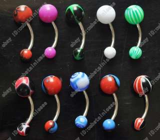 Wholesale Lot 50pcs Belly Navel Button Rings Barbells  