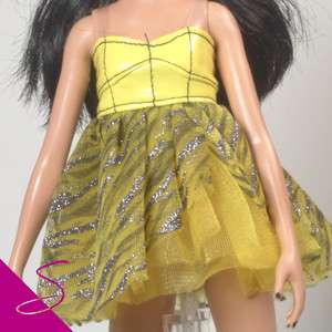 Barbie Stardoll Yellow Party Dress Clothes NEW  