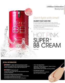 Skin79 HOT PINK SUPER+ Blemish Balm BB cream 40g + Traveling HOT PINK 