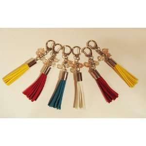   Suede Charm for Bag, Belt or Clothes (Red Color) 
