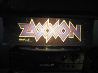 Zaxxon Jamma Arcade Marquee / Header  