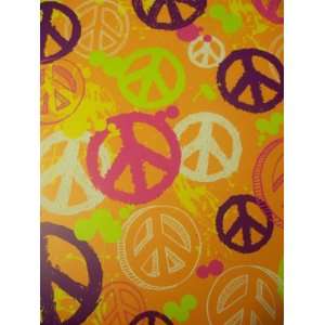  Staples Two Pocket Poly Folder ~ Back Spin (Peace) Office 