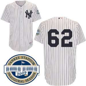 Joba Chamberlain #62 New York Yankees Replica Home Jersey Size 48 (Med 