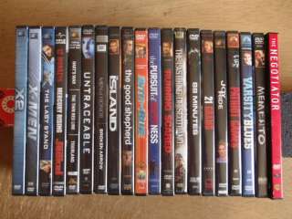 LOT OF 20 USED DVDS FROM PERSONAL COLLECTION  