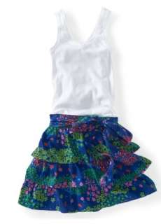 NEW WITH TAGS SIZE LARGE AEROPOSTALE FLORAL KNIT TIERED DRESS.