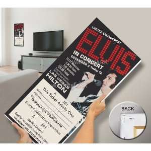  Elvis Presley Mega Ticket   Las Vegas Hilton 1976 Sports 