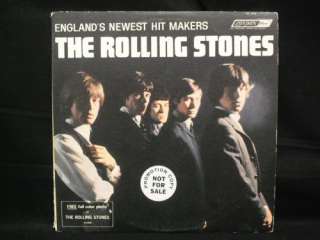 HEAR Rolling Stones LONDON PROMO White Label MONO 1st LP Original w 