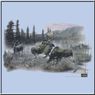 Battling Bulls Moose Portrait Shirts S 2X,3X,4X,5X  