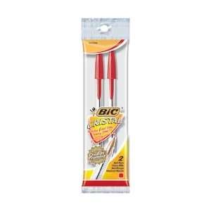  BIC Cristal Stic Ball Pens 2/Pkg Red MSP21 RED; 12 Items 