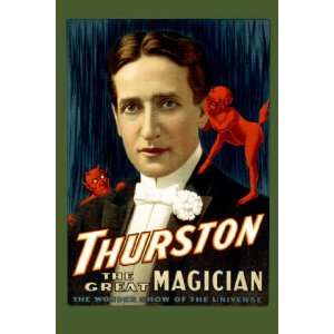  Thurston the great magician 28x42 Giclee on Canvas
