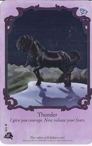 BELLA SARA LEGENDARY HORSE JUMBO FOIL card#S5 *THUNDER*  